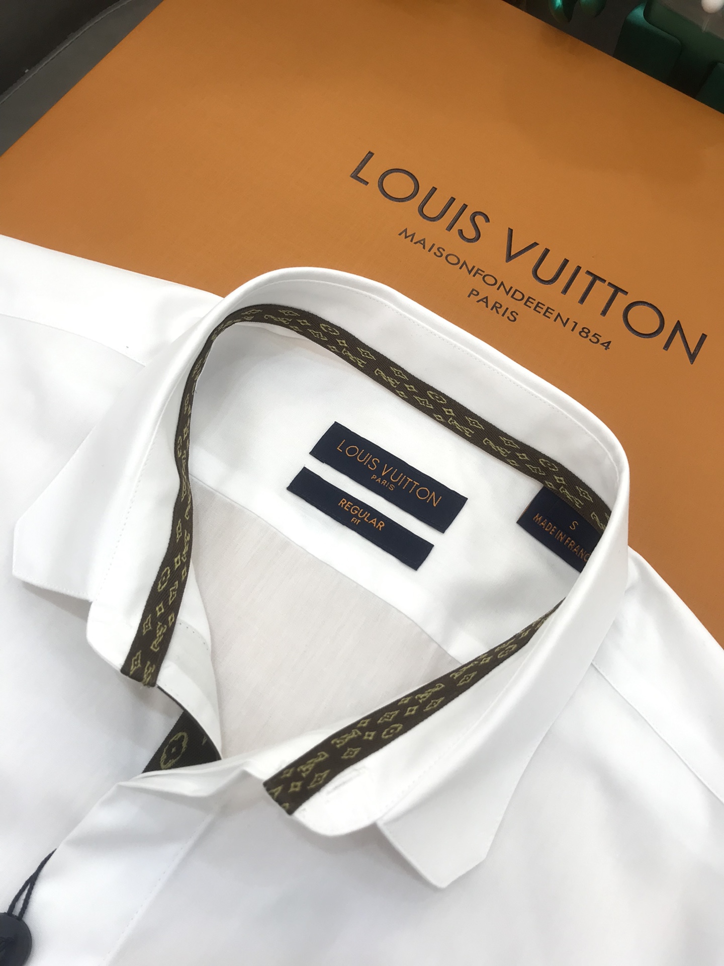 Louis Vuitton Shirt Monogram Buttoned in White