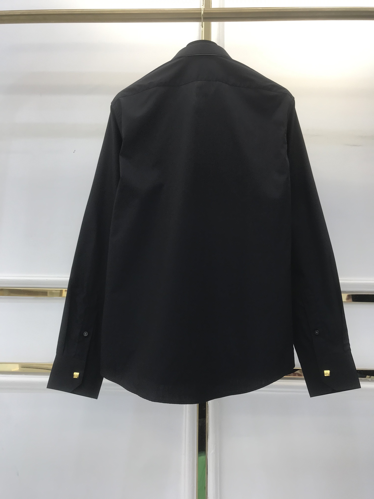 Louis Vuitton Shirt Monogram Buttoned in Black