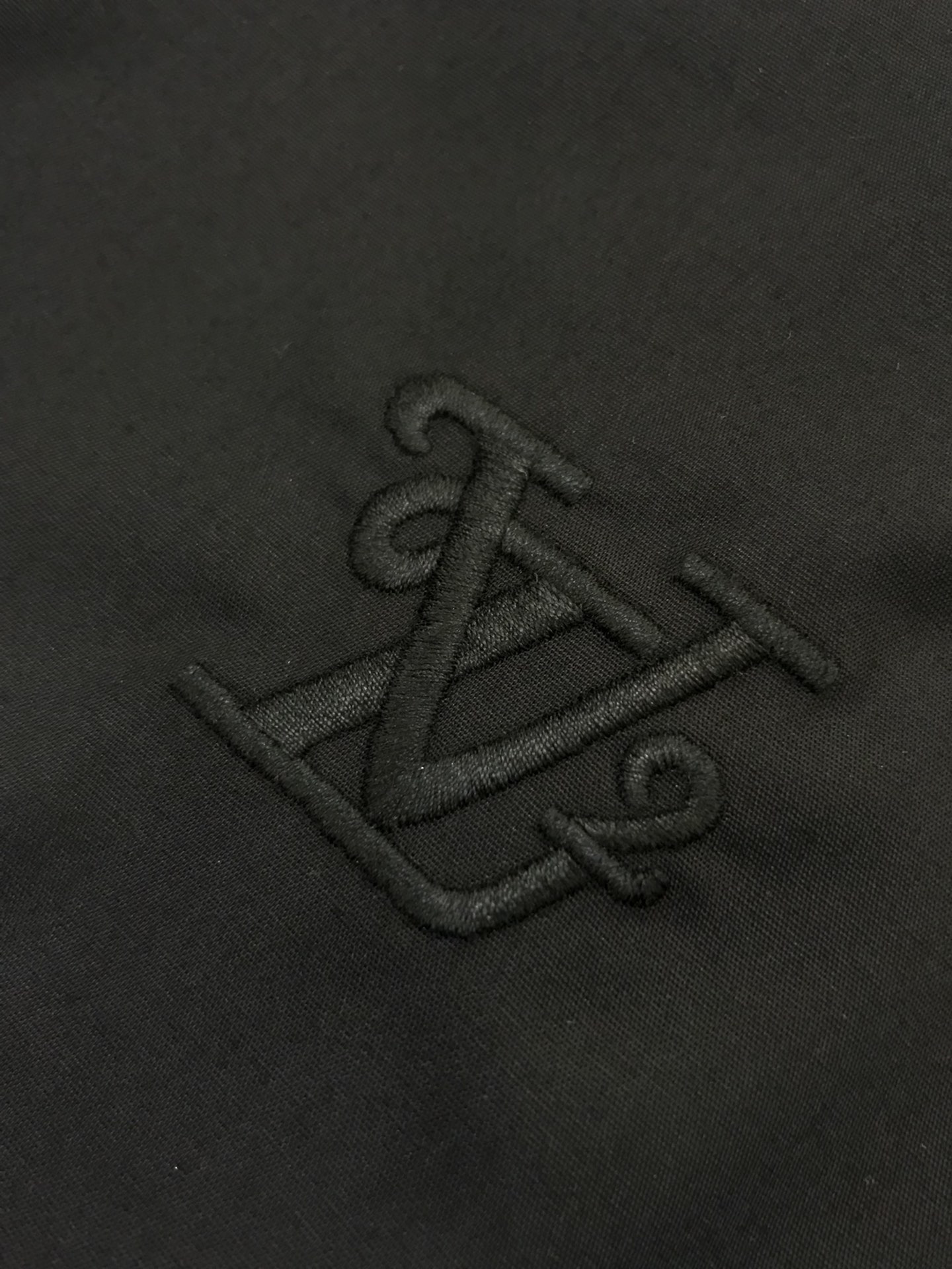 Louis Vuitton Shirt Monogram Buttoned in Black