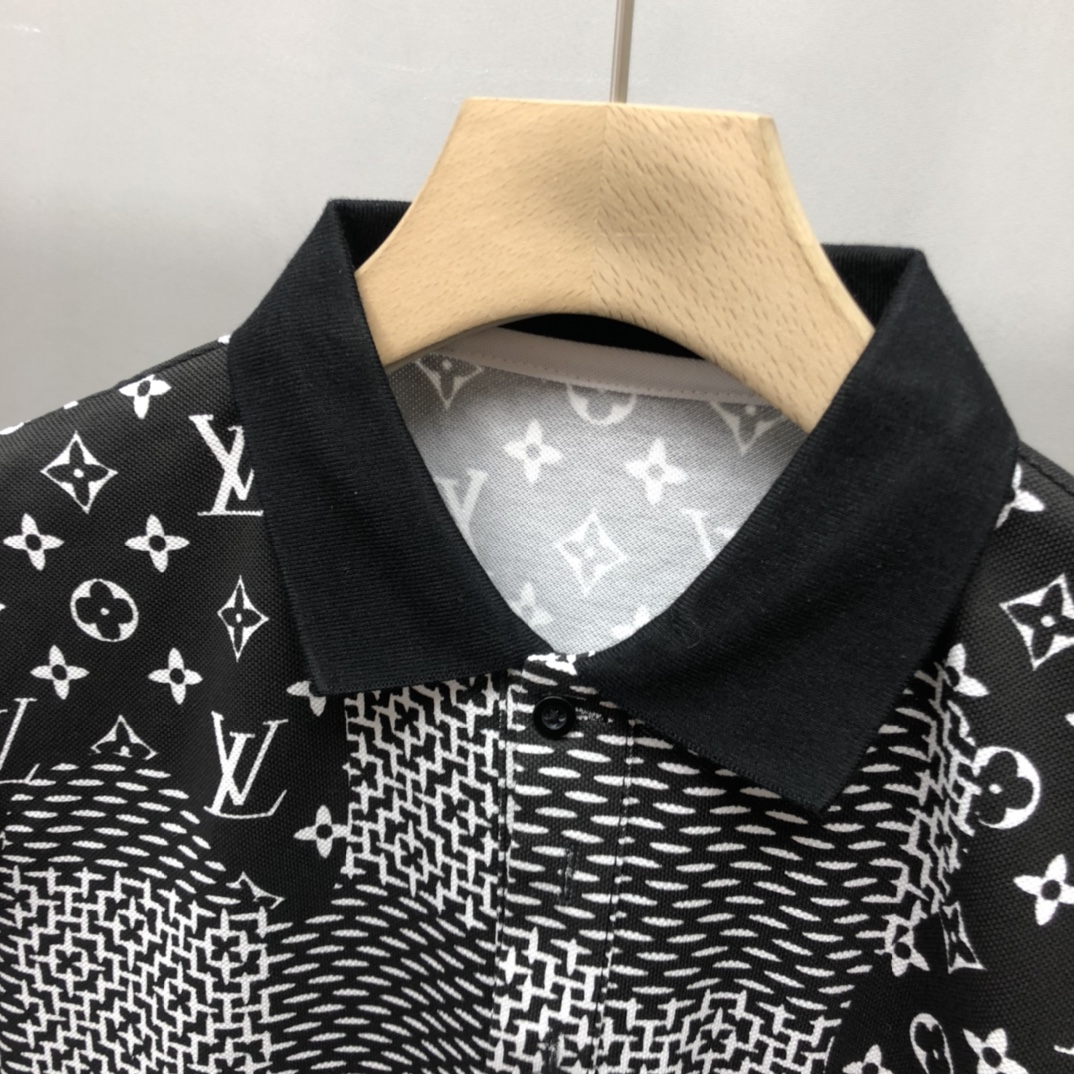 Louis Vuitton Polo shirt Short-Sleeved Piqué