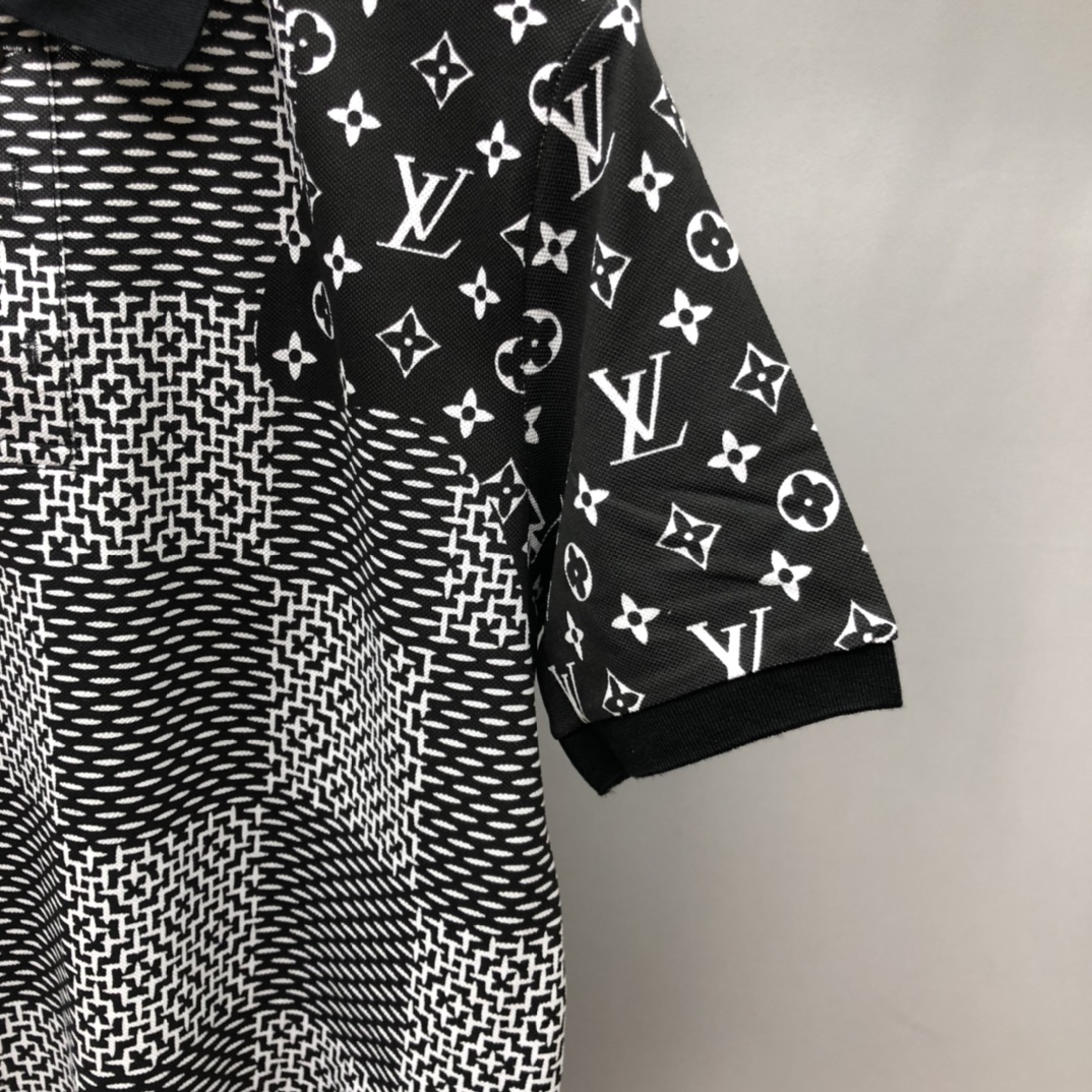 Louis Vuitton Polo shirt Short-Sleeved Piqué
