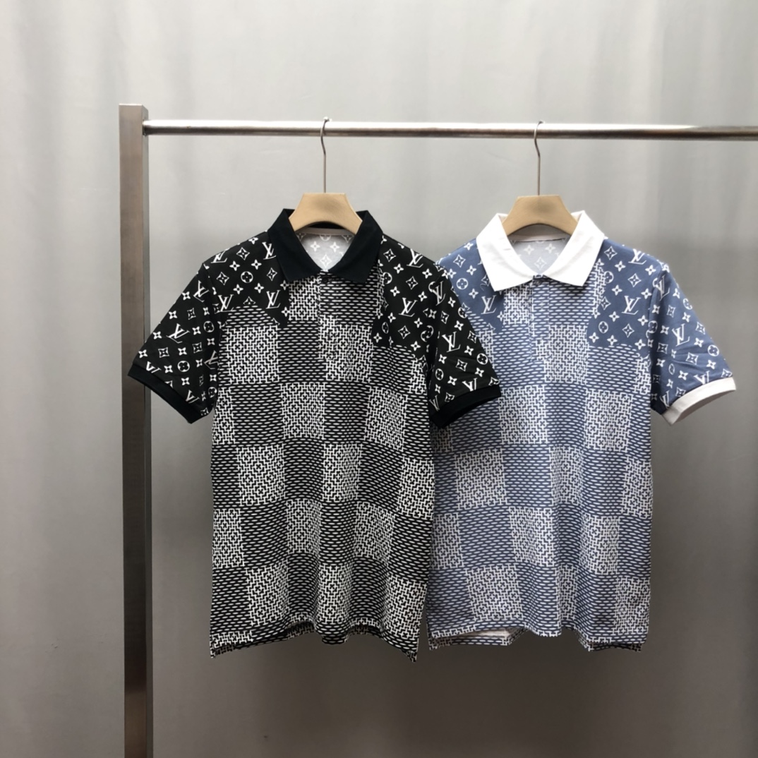 Louis Vuitton Polo shirt Short-Sleeved Piqué