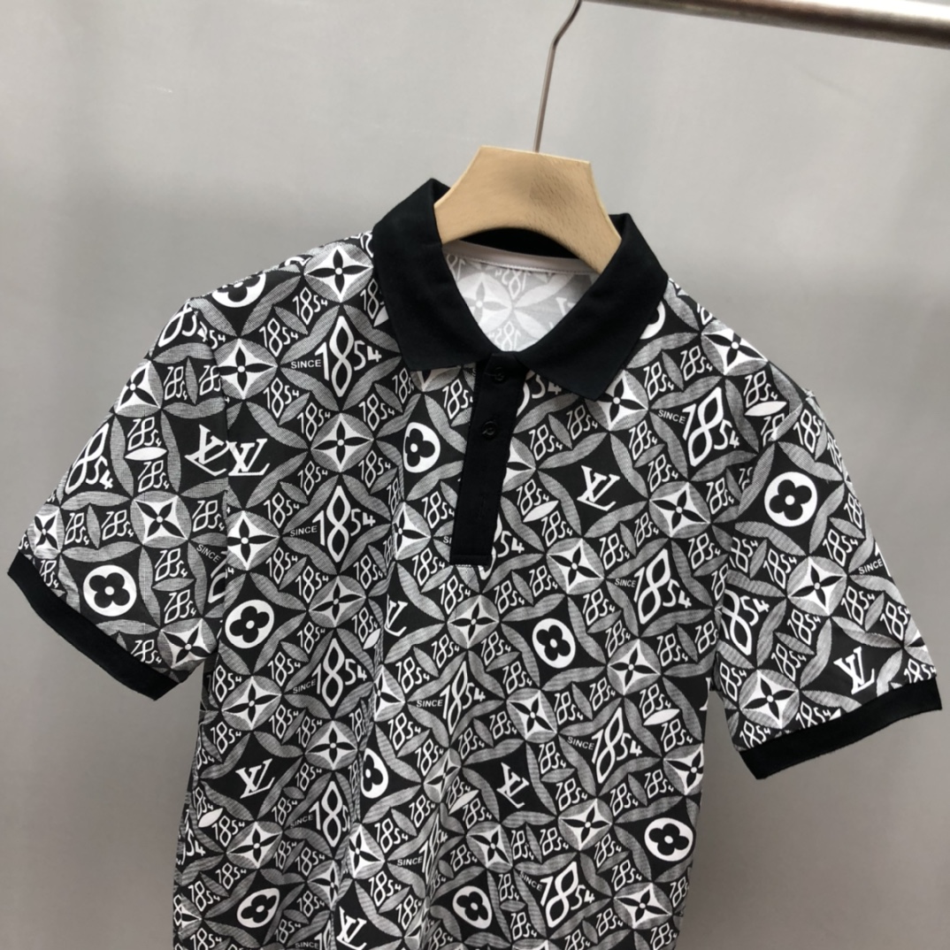 Louis Vuitton Polo shirt Short-Sleeved Piqué 