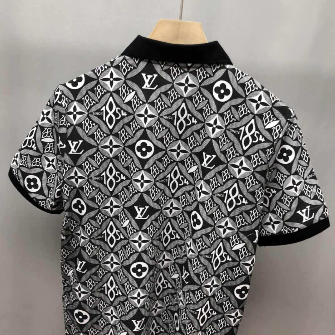 Louis Vuitton Polo shirt Short-Sleeved Piqué 