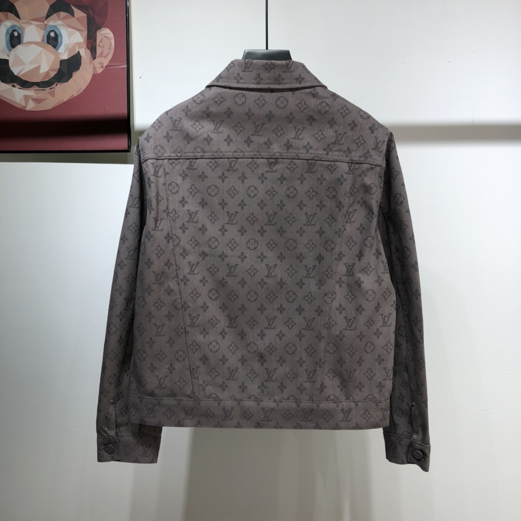 Louis Vuitton Jacket Shadow Monogram Embossed