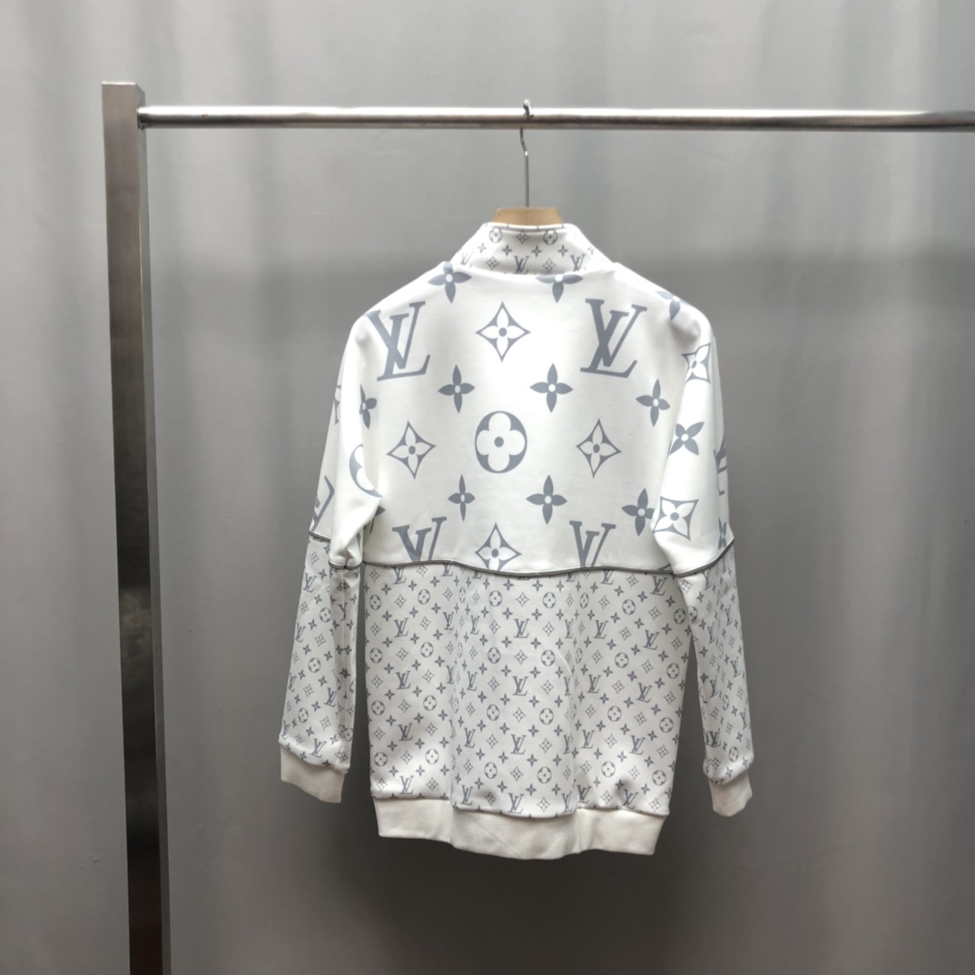 Louis Vuitton Jacket Pastel Windbreaker in White