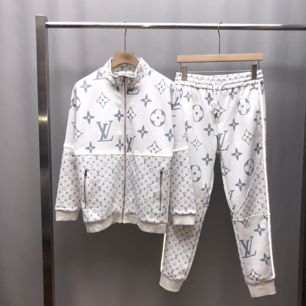 Louis Vuitton Jacket Pastel Windbreaker in White