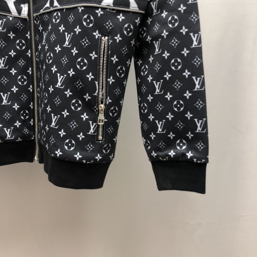 Louis Vuitton Jacket Pastel Windbreaker in Black