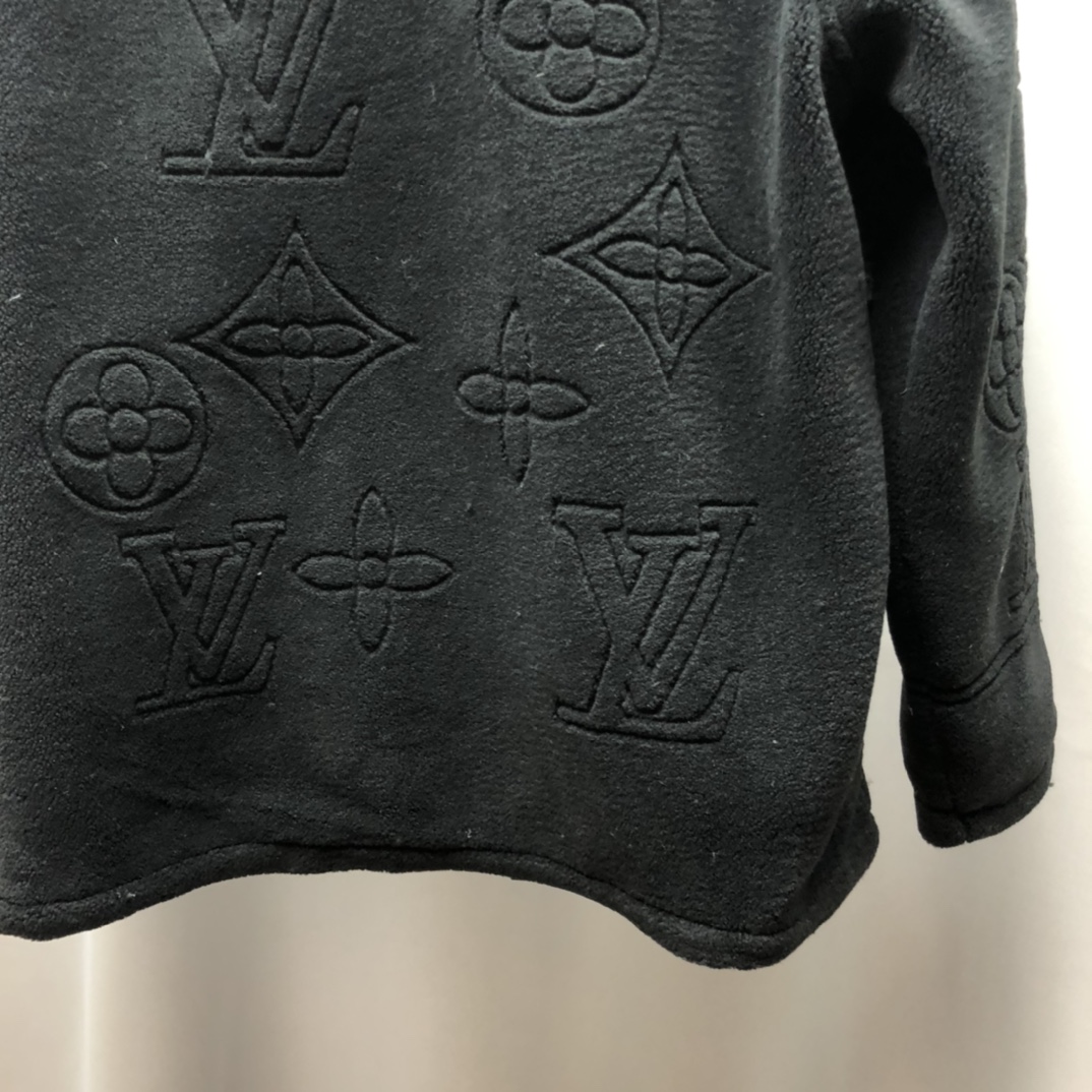 Louis Vuitton Jacket Monogram Wool in Black