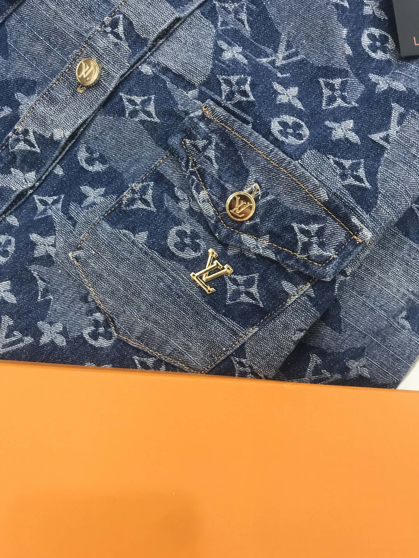 Louis Vuitton Jacket Monogram DNA Denim