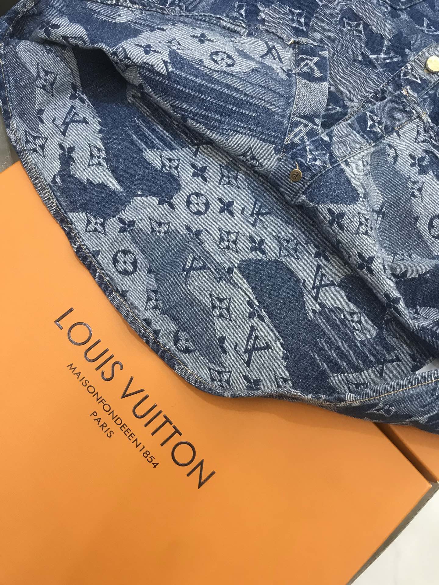 Louis Vuitton Jacket Monogram DNA Denim