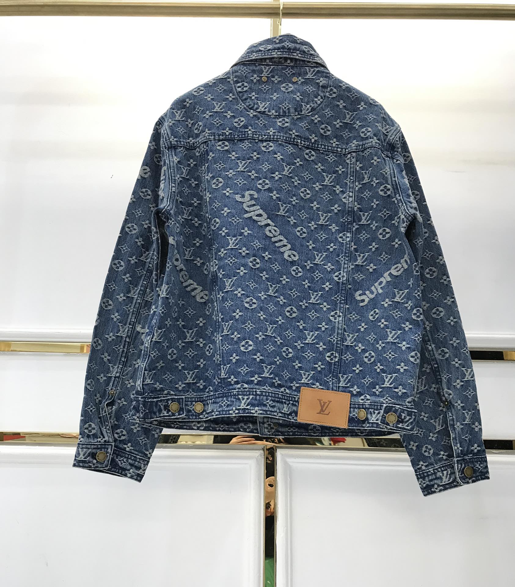 Louis Vuitton Jacket Monogram DNA Denim