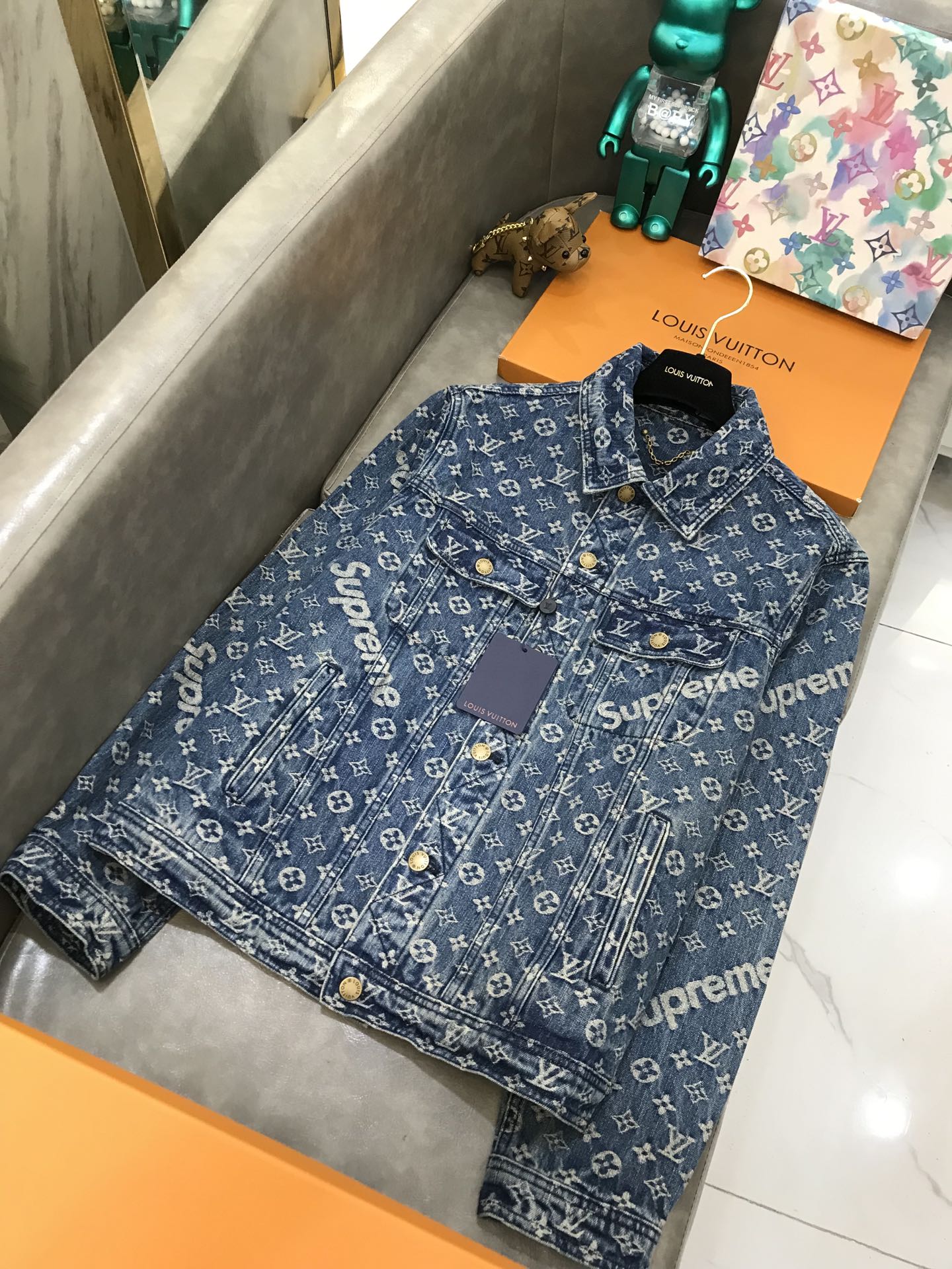 Louis Vuitton Jacket Monogram DNA Denim