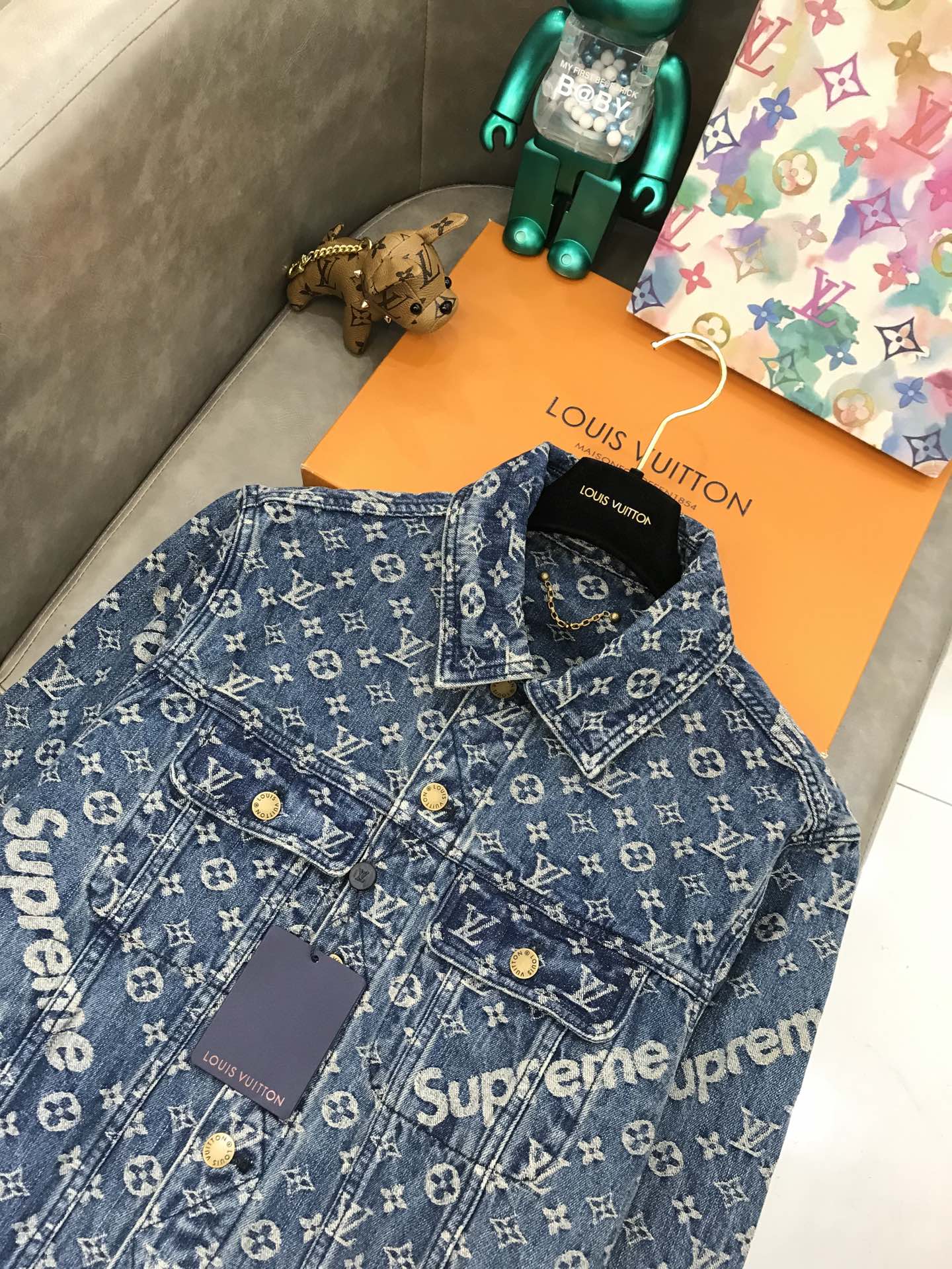 Louis Vuitton Jacket Monogram DNA Denim