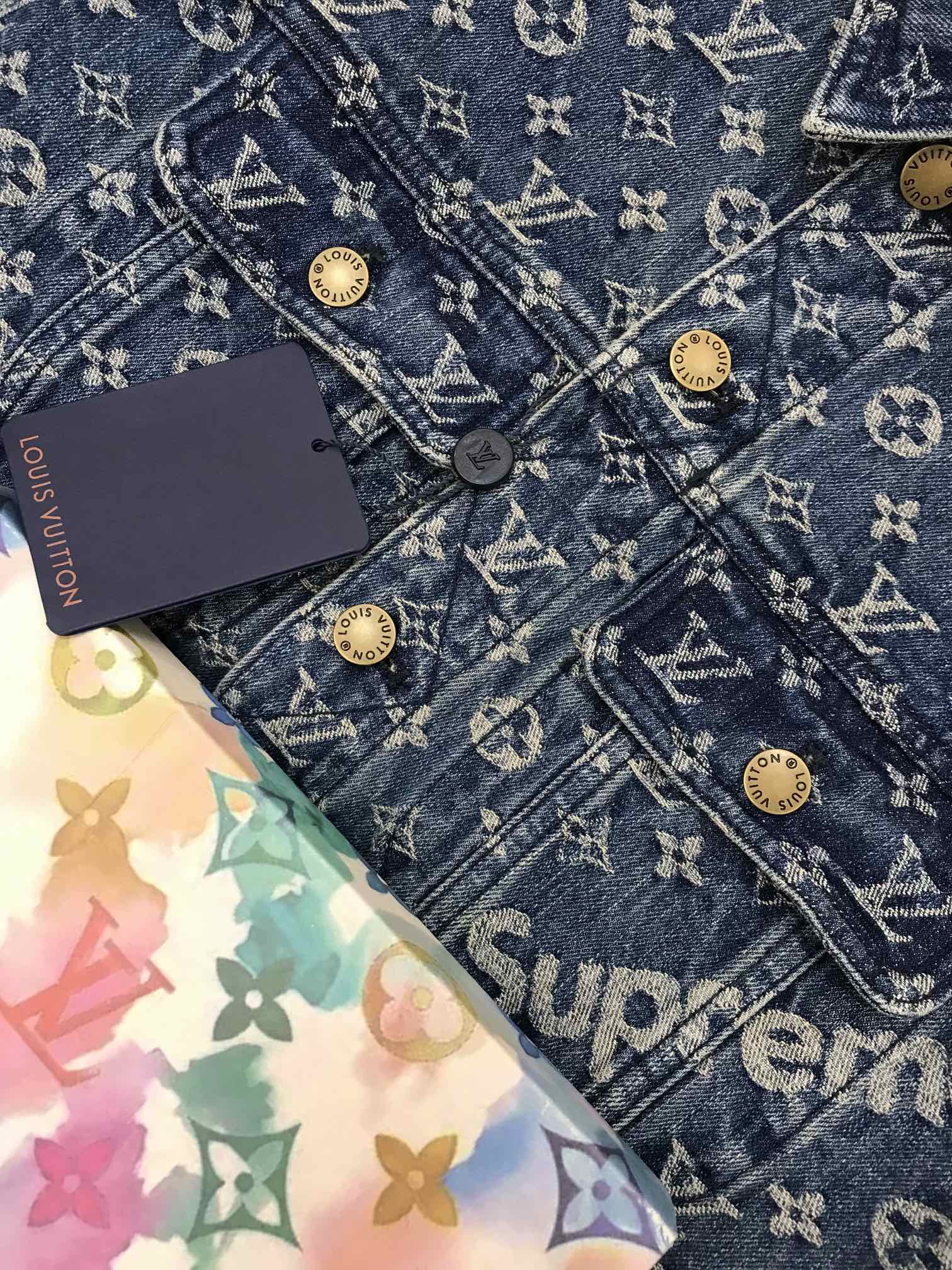 Louis Vuitton Jacket Monogram DNA Denim