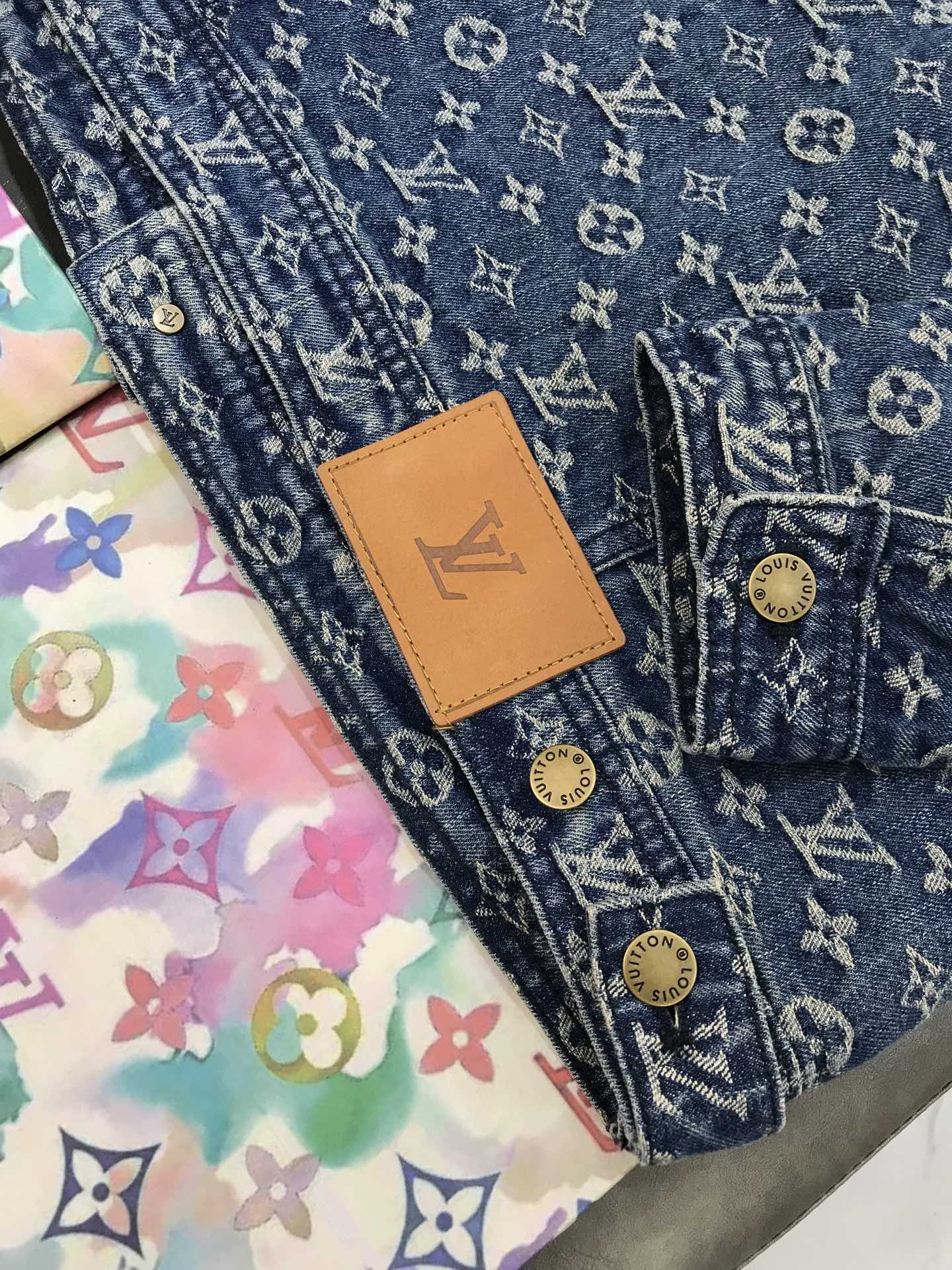 Louis Vuitton Jacket Monogram DNA Denim