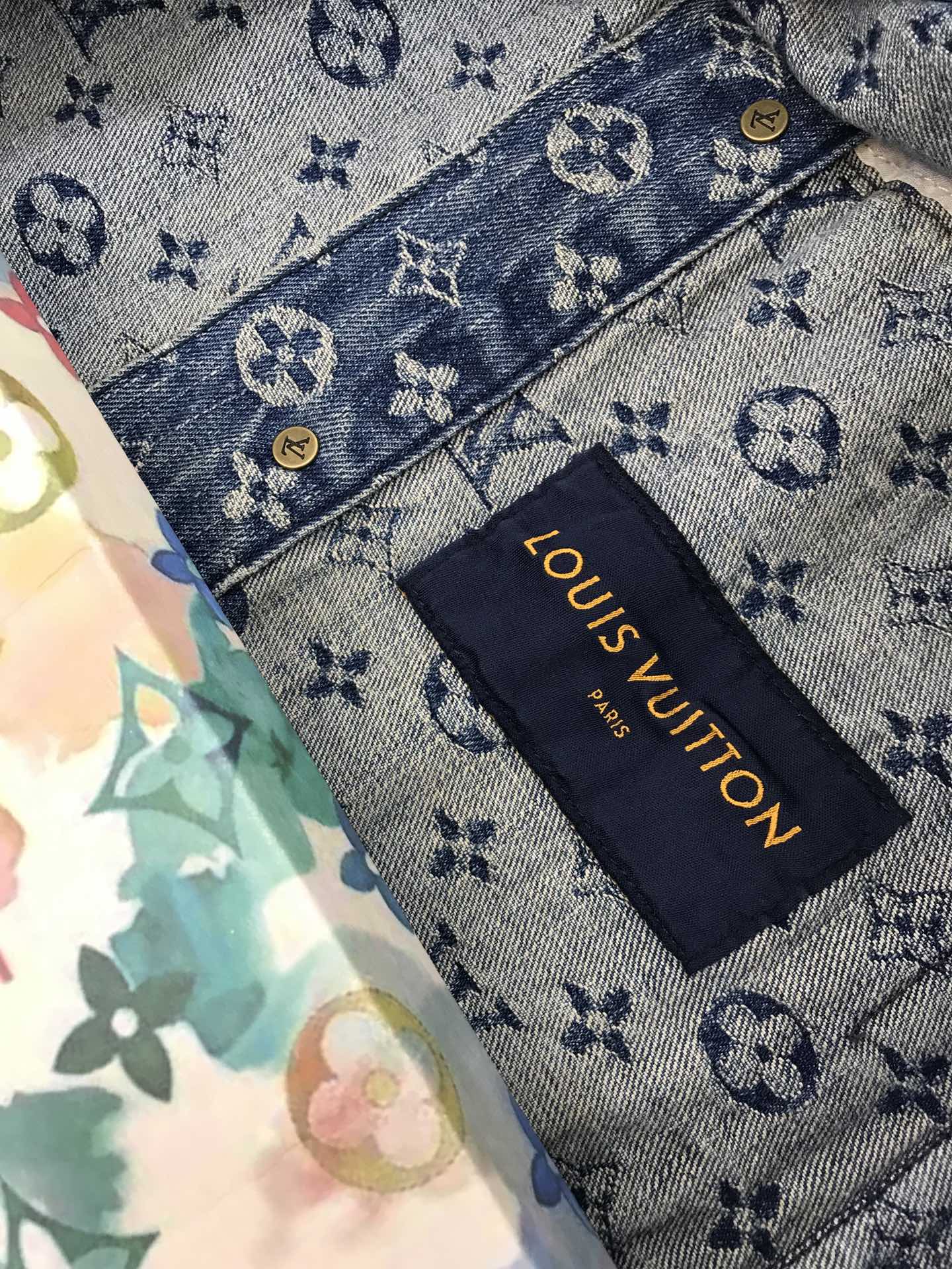 Louis Vuitton Jacket Monogram DNA Denim