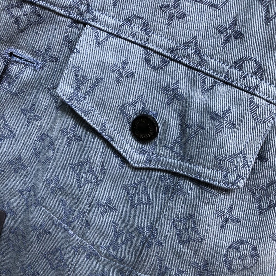 Louis Vuitton Jacket Monogram DNA Denim