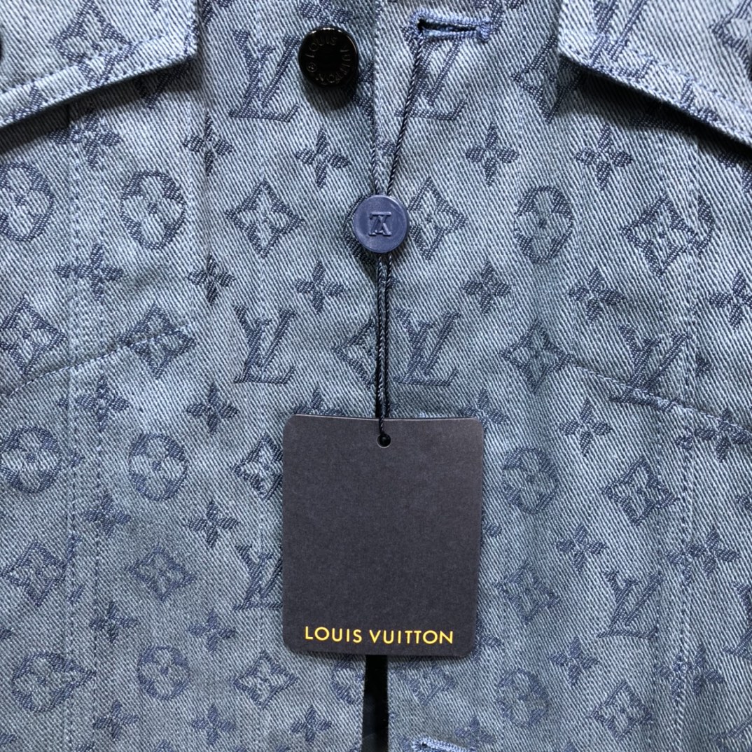 Louis Vuitton Jacket Monogram DNA Denim