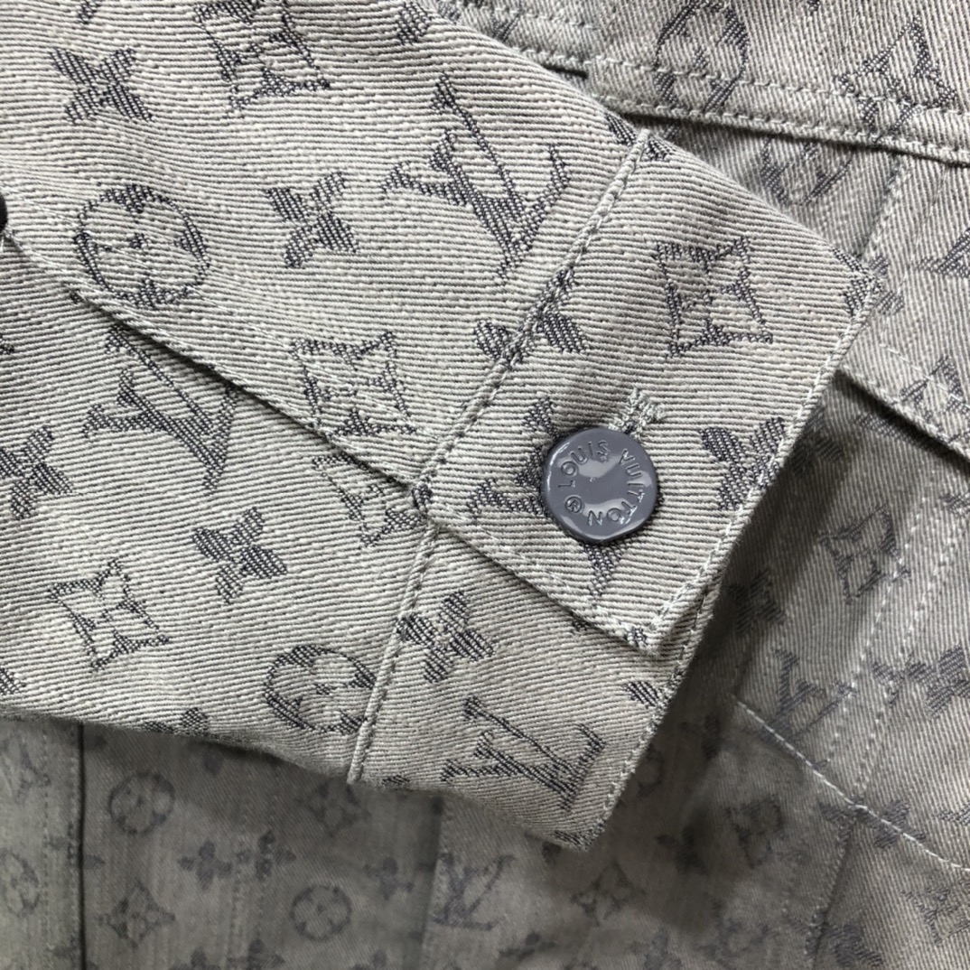 Louis Vuitton Jacket Monogram DNA Denim