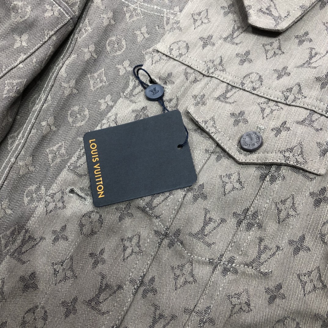 Louis Vuitton Jacket Monogram DNA Denim