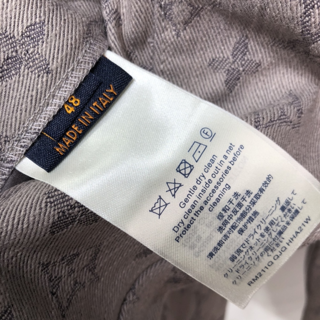 Louis Vuitton Jacket Monogram DNA Denim