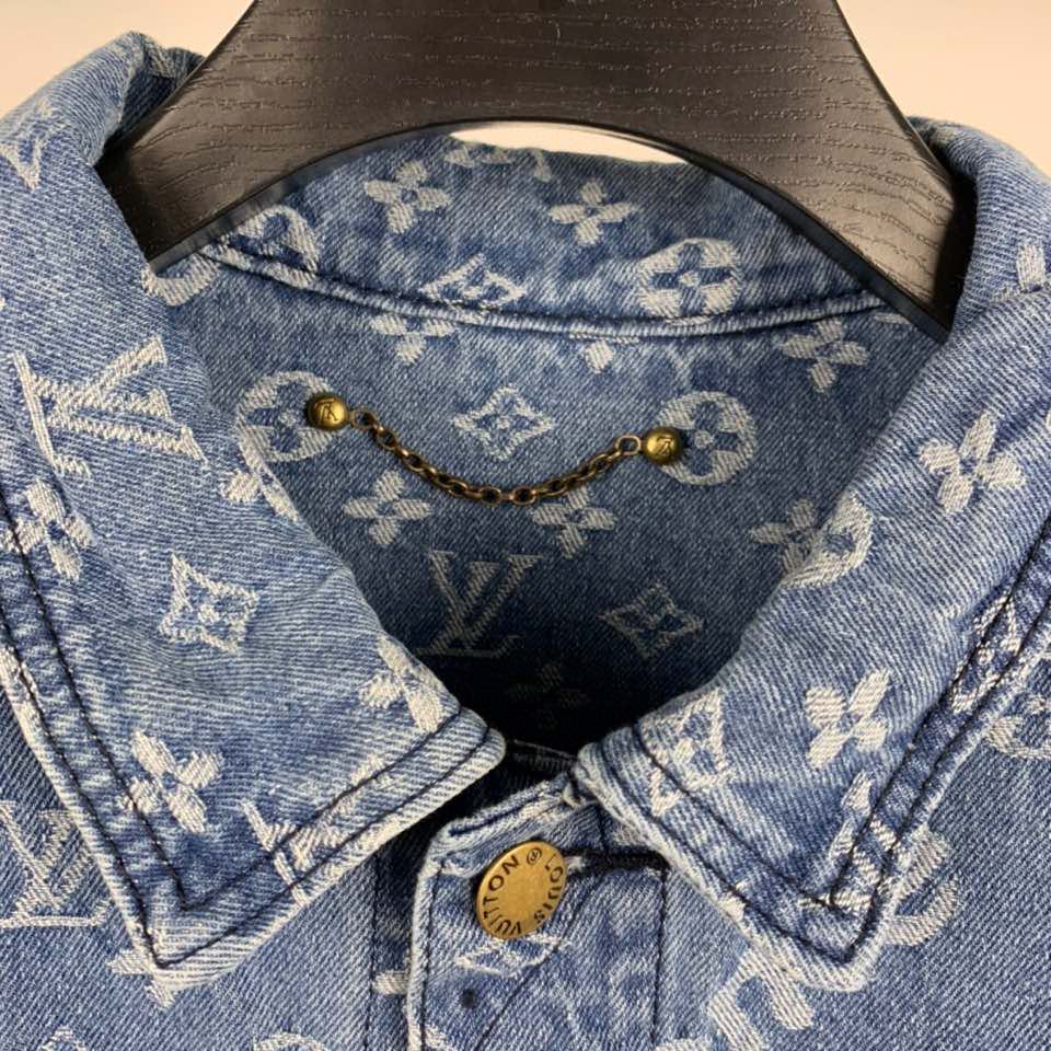 Louis Vuitton Jacket Jean Coat in Blue