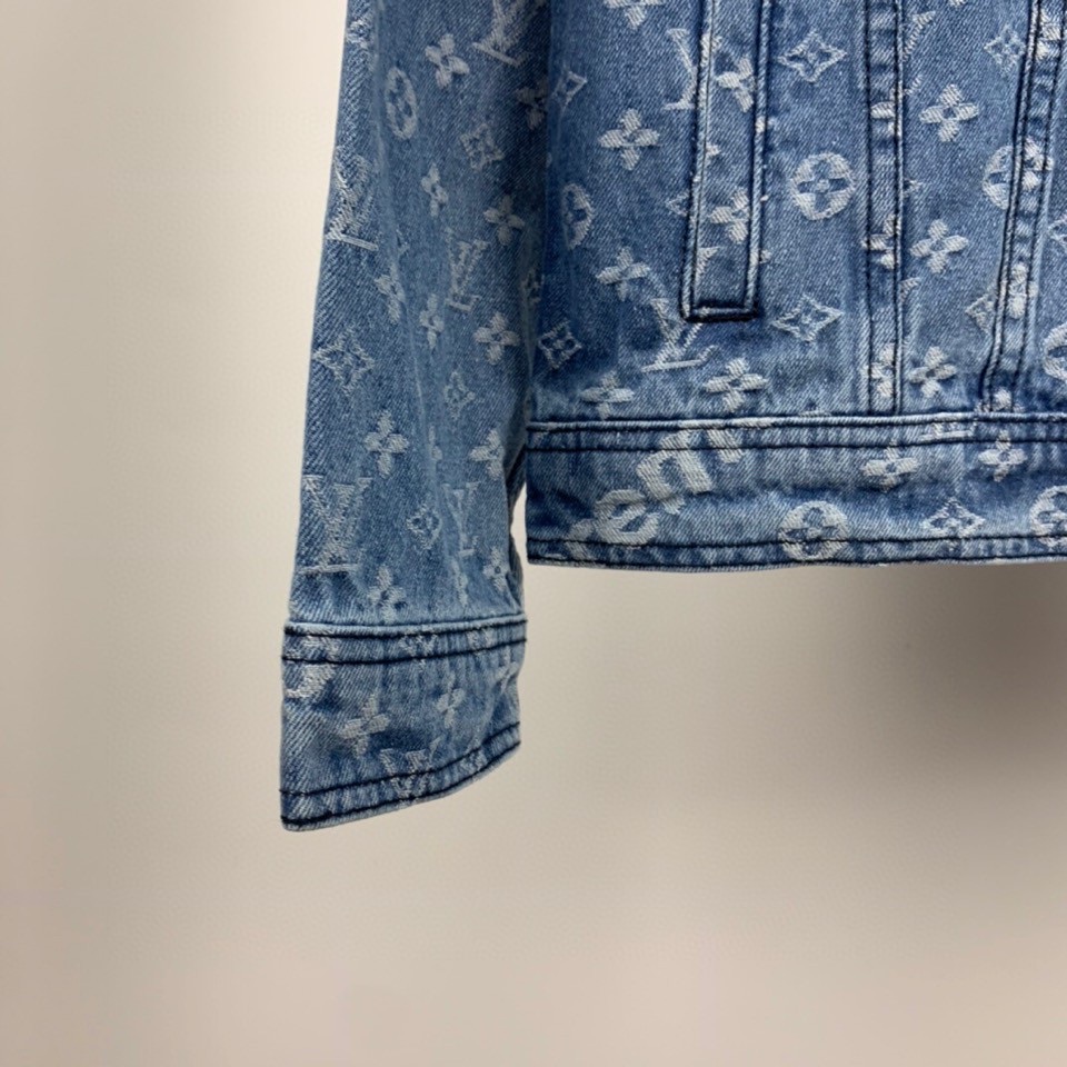 Louis Vuitton Jacket Jean Coat in Blue