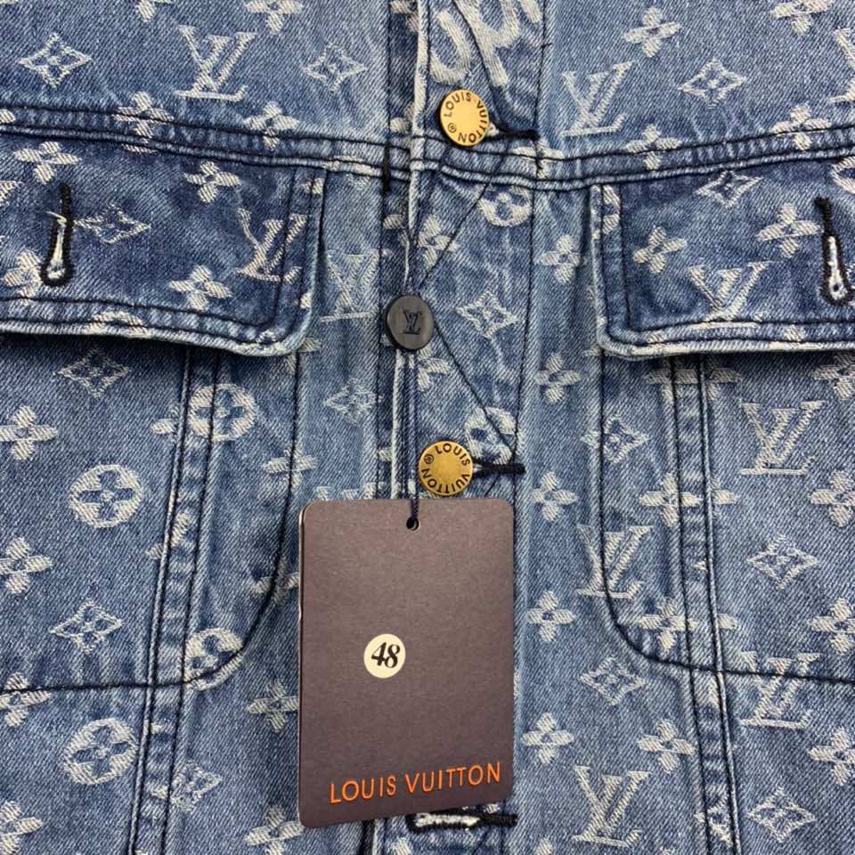 Louis Vuitton Jacket Jean Coat in Blue