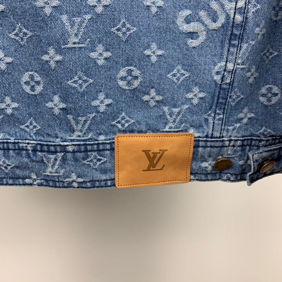 Louis Vuitton Jacket Jean Coat in Blue