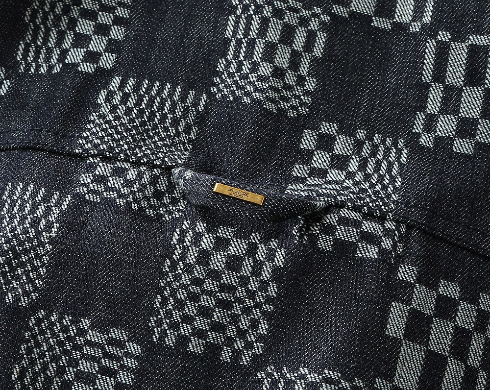 Louis Vuitton Jacket Distorted Damier Denim