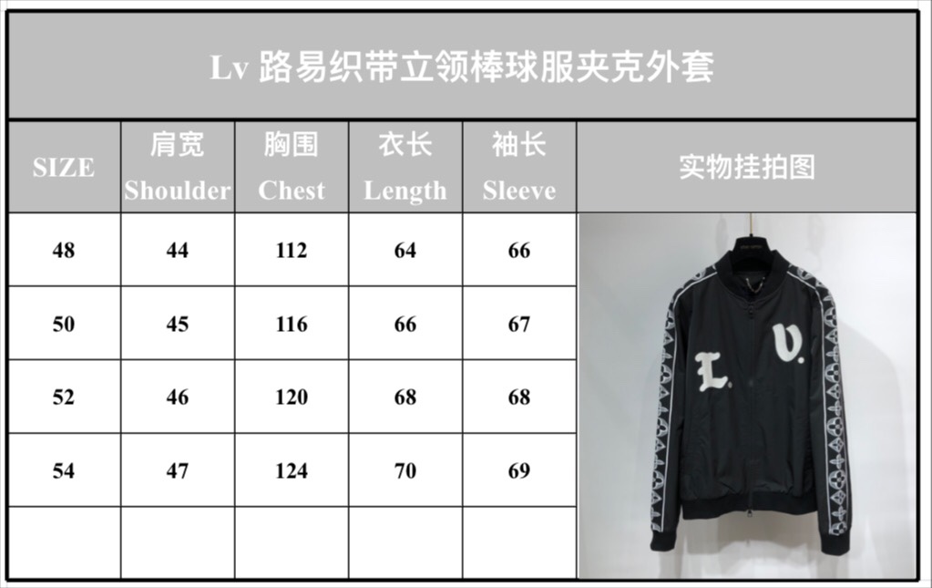 Louis Vuitton Jacket Baseball in Black