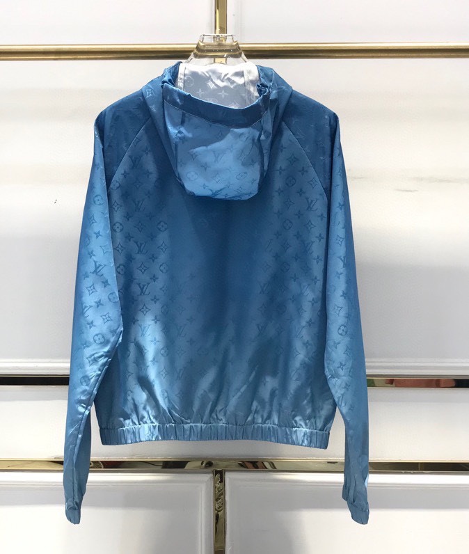 Louis Vuitton Hoodie Print in Blue