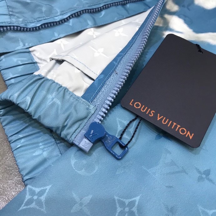 Louis Vuitton Hoodie Print in Blue