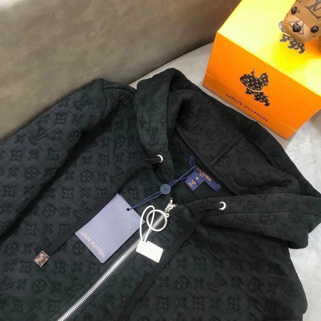 Louis Vuitton Hoodie Full Monogram Jacquard