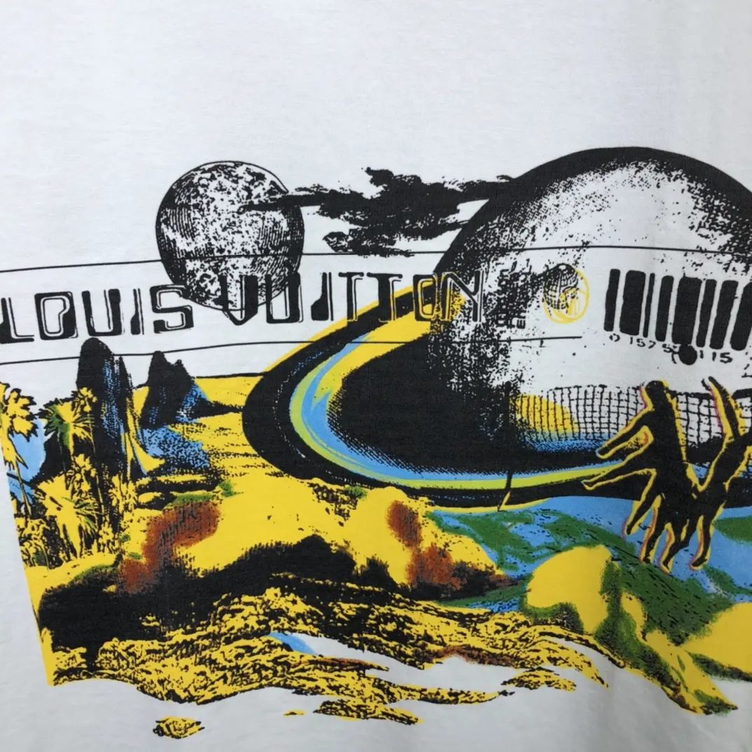 LOUIS VUITTON 2022 rainbow printing T-shirt