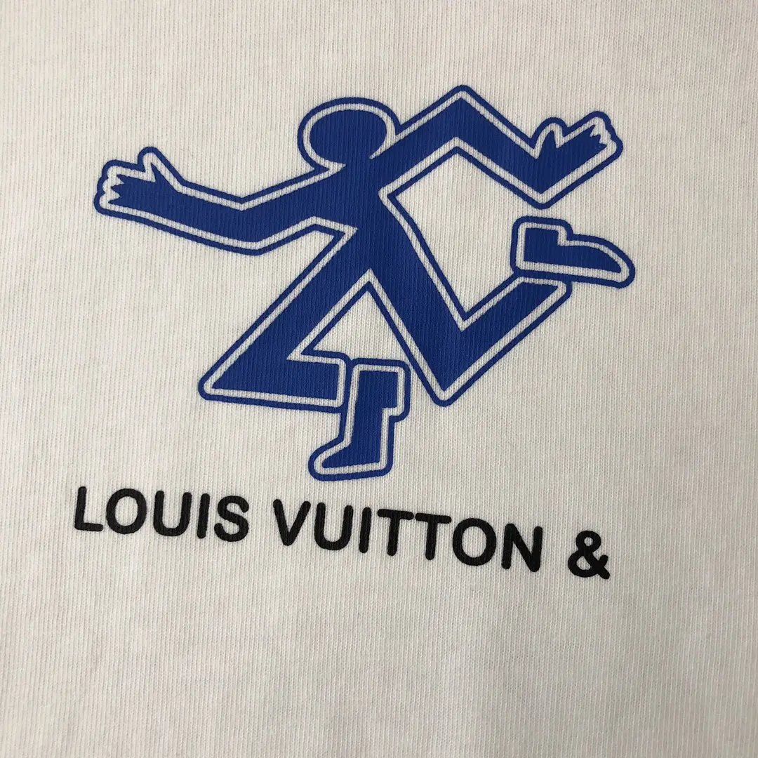 LOUIS VUITTON 2022 new sport running printing T-shirt