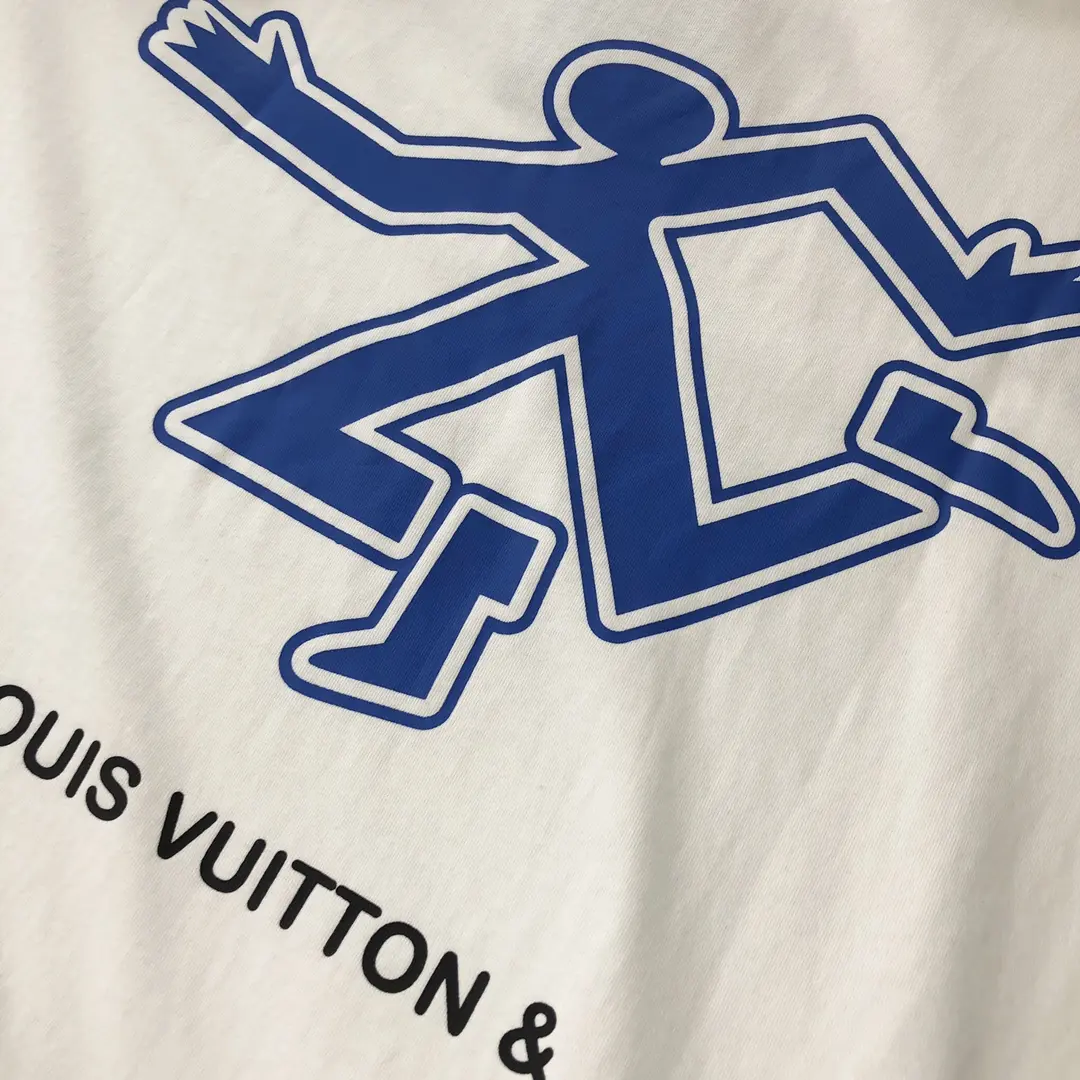 LOUIS VUITTON 2022 new sport running printing T-shirt