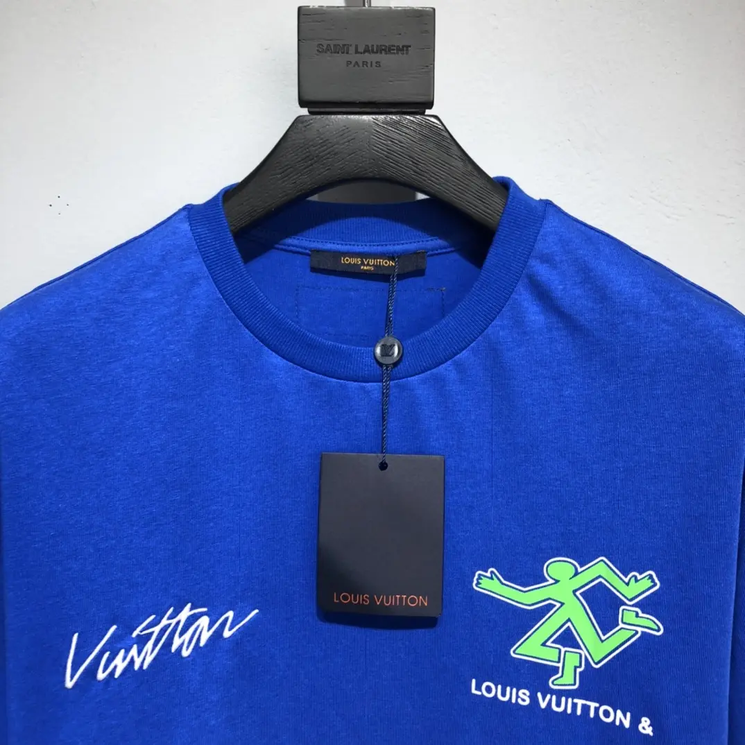 LOUIS VUITTON 2022 new sport running printing T-shirt