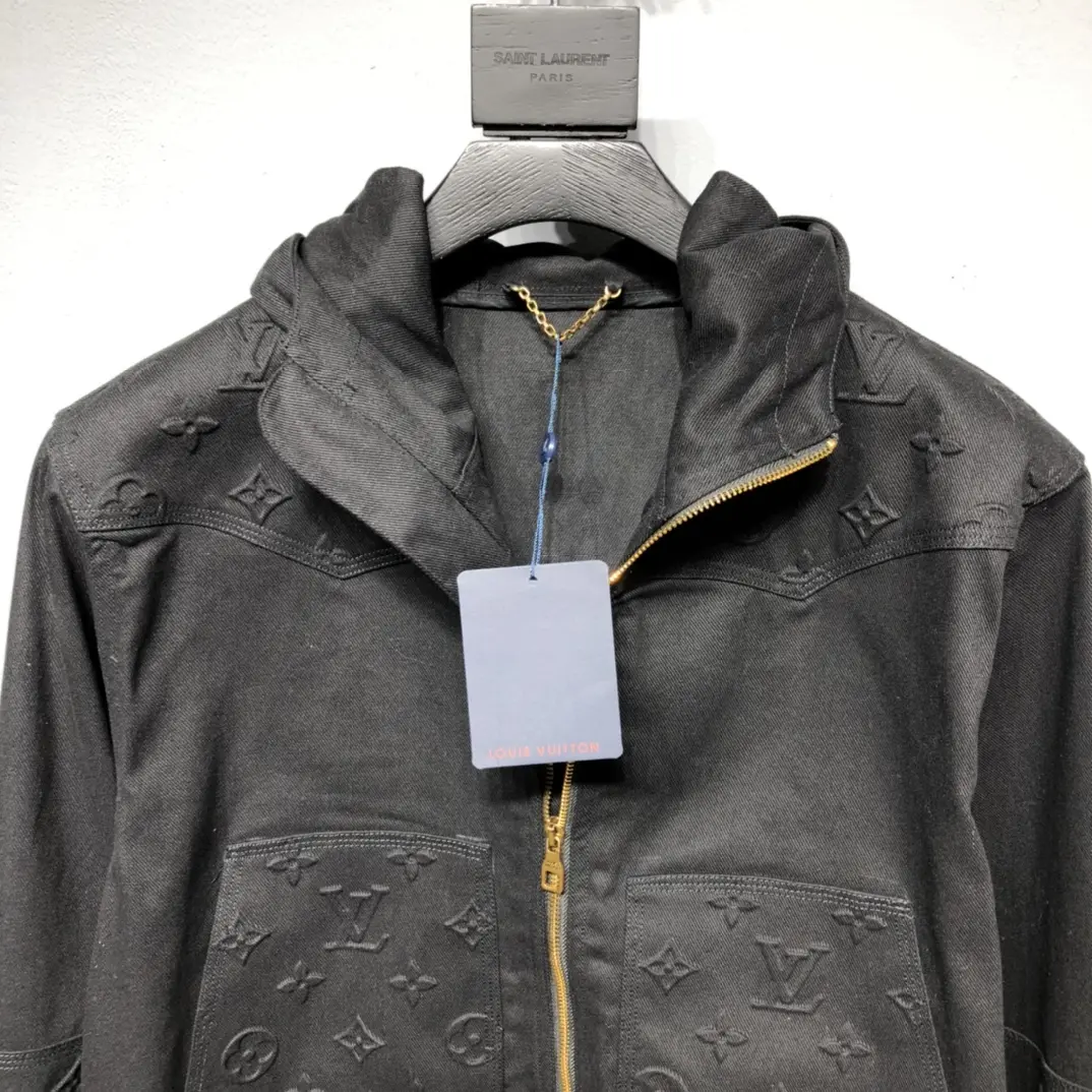 LOUIS VUITTON 2022 hooded Denim jacket