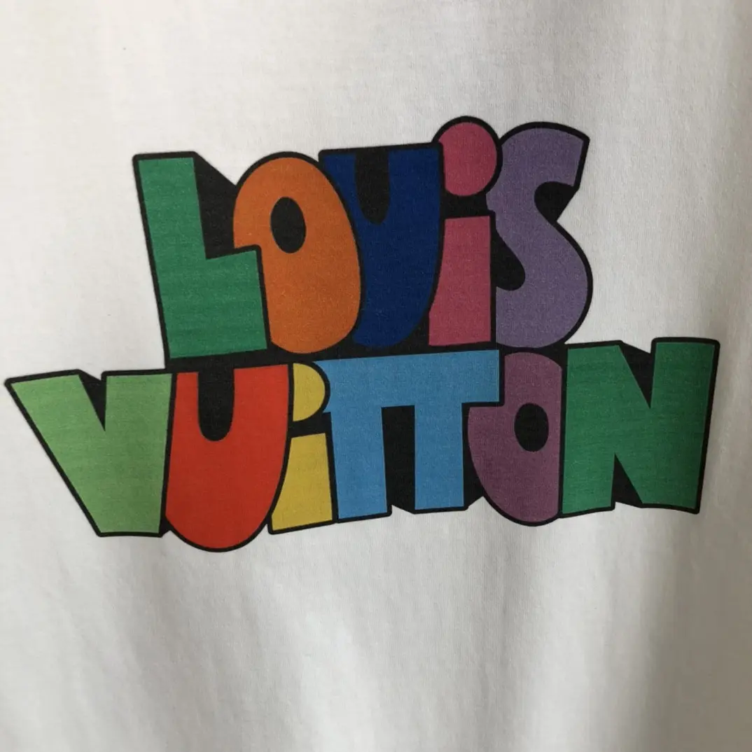 Louis Vuitton 2022 colorful letter printing T-shirt