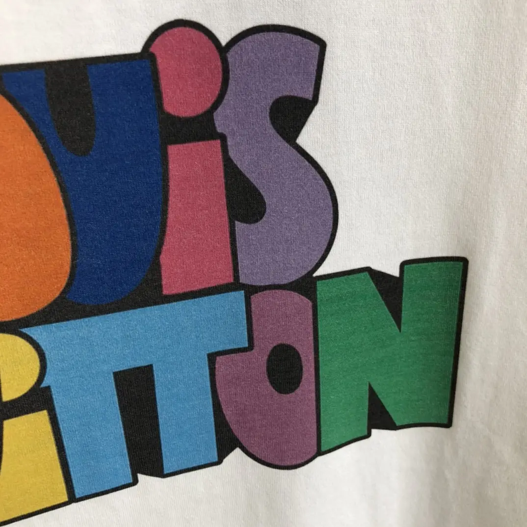 Louis Vuitton 2022 colorful letter printing T-shirt