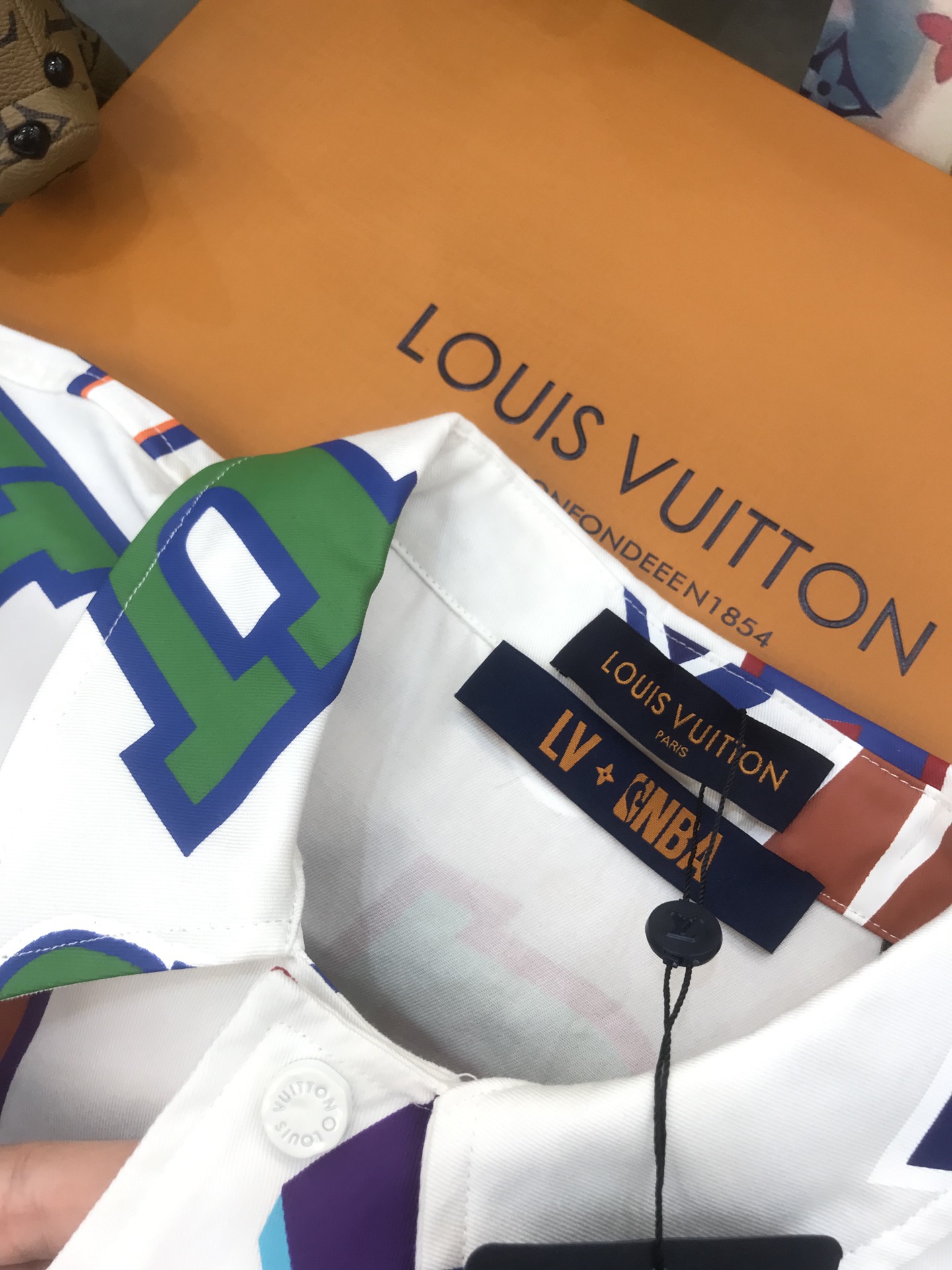 Louis Vuitton & NBA Shirt Basketball Letters