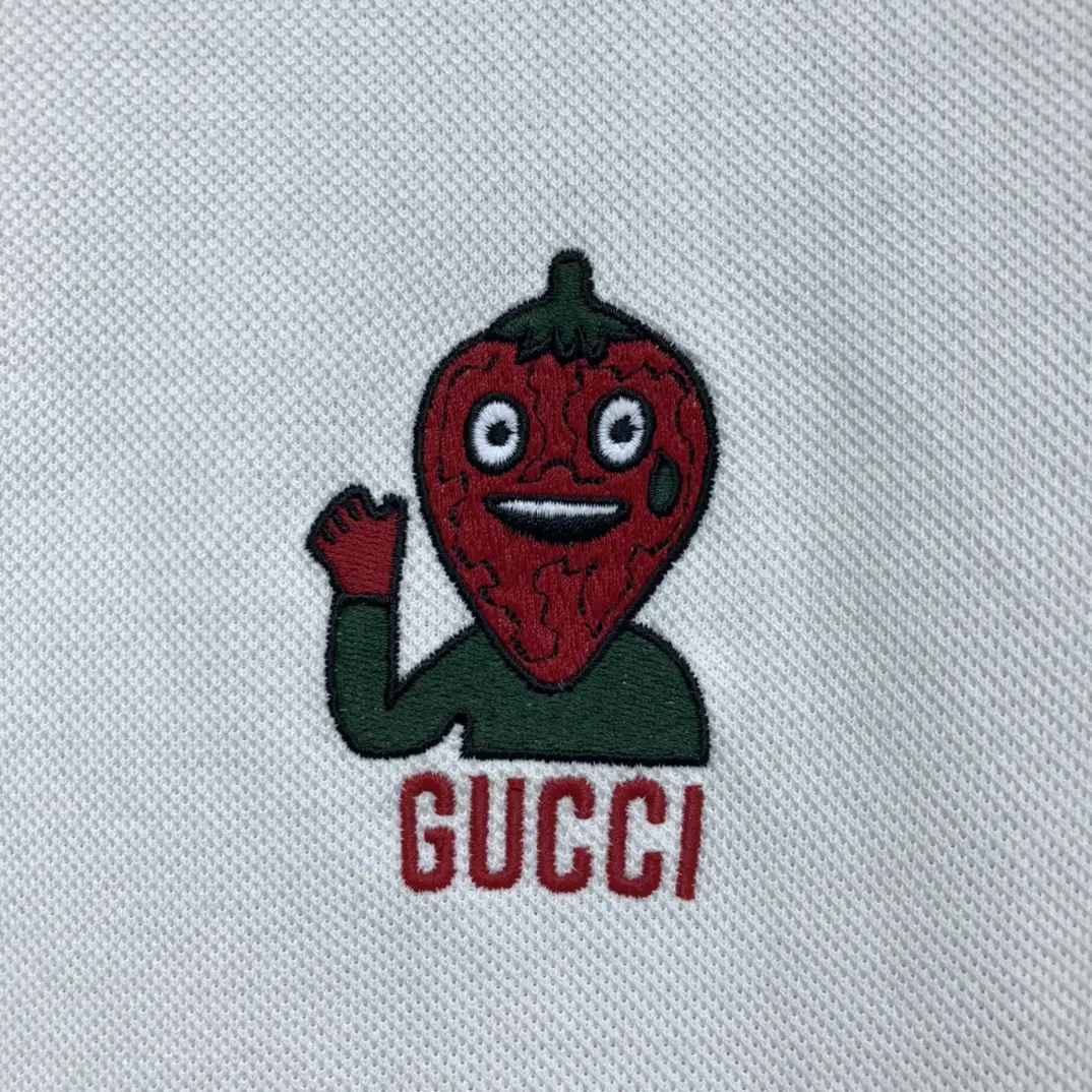 GUCCI Pineapple strawberry Polo shirt