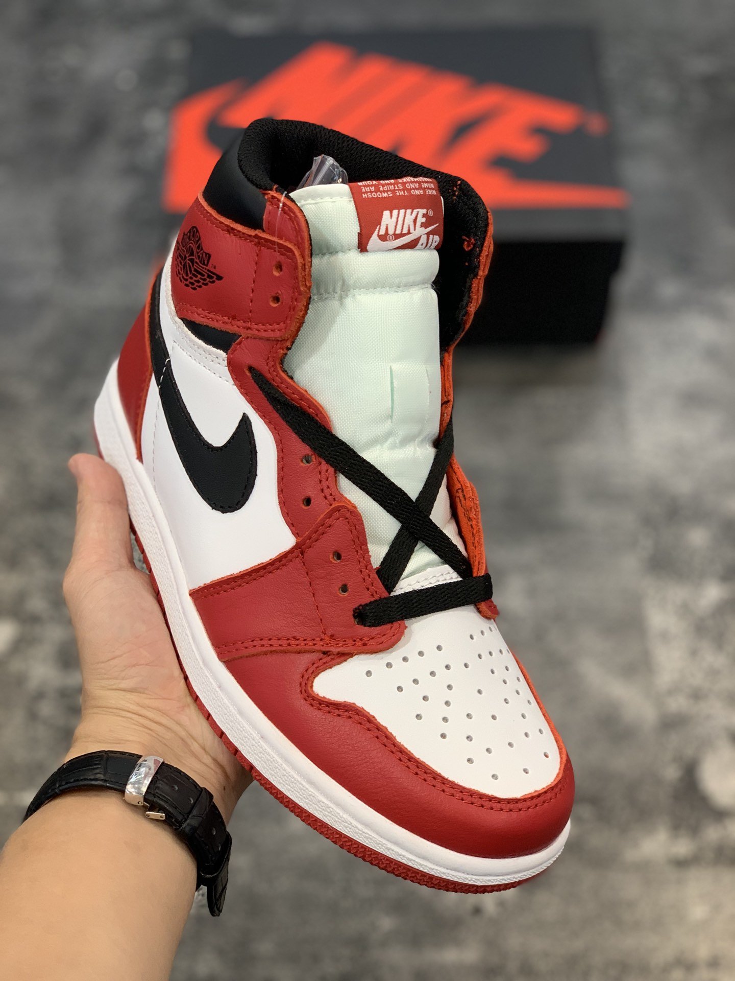 PK God Air Jordan 1 Spiderman  with retail materials