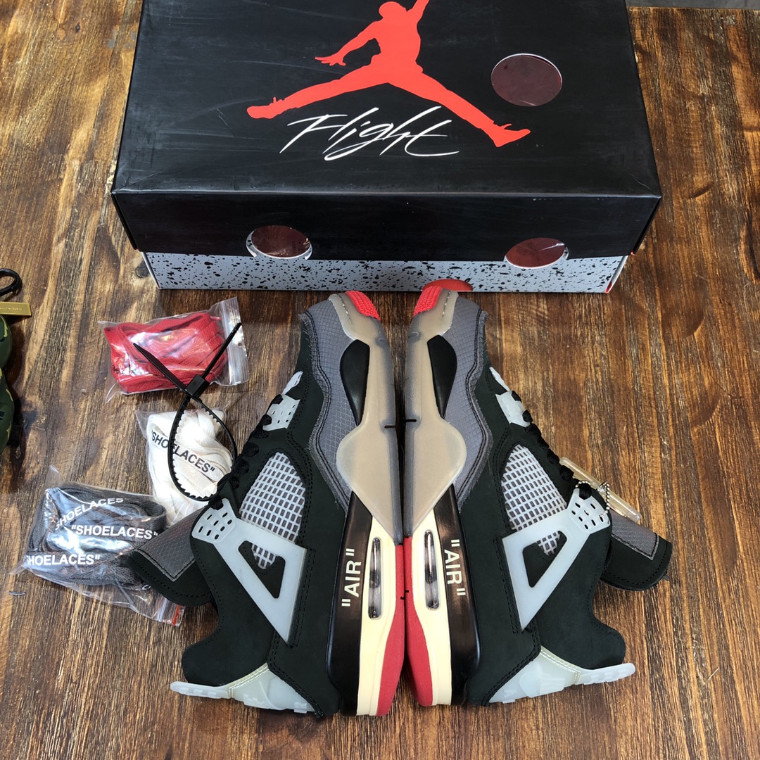 OFF-WHITE X Air Jordan 4 Retro sneaker