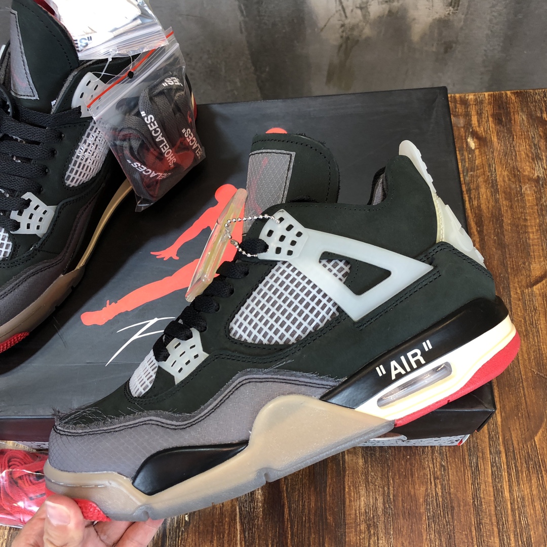 OFF-WHITE X Air Jordan 4 Retro sneaker