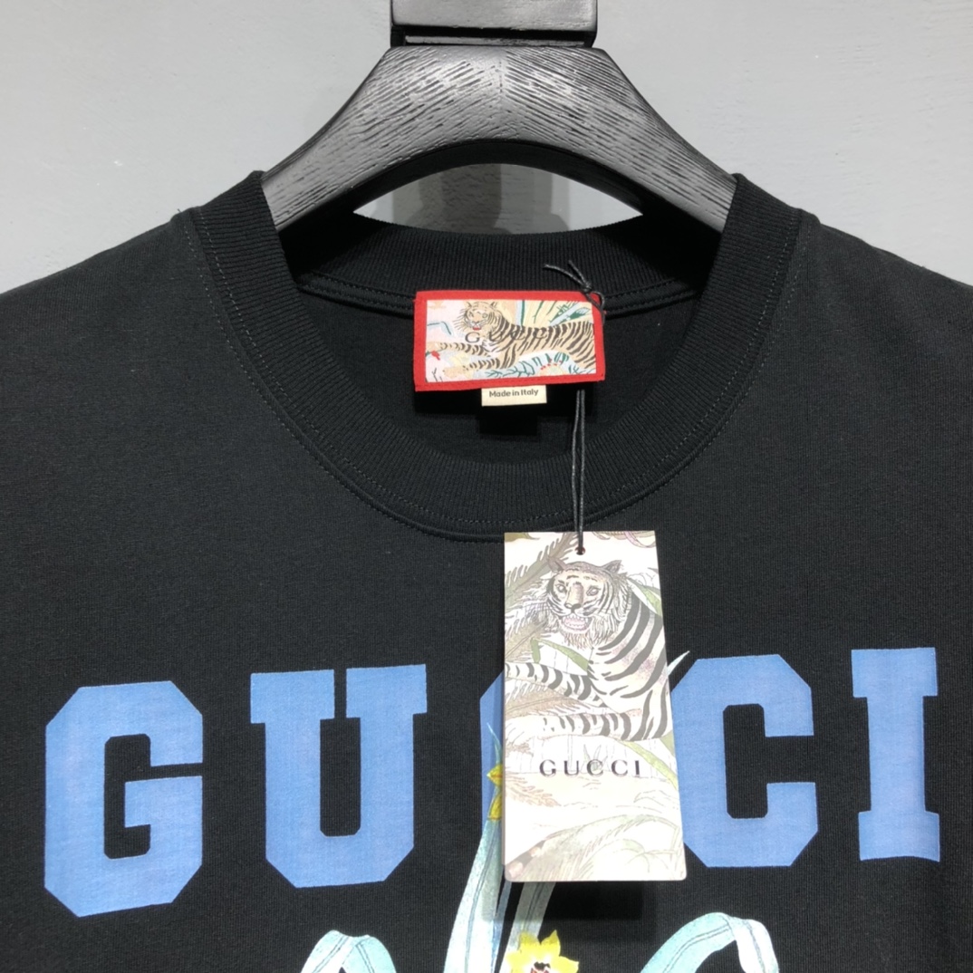 GUCCI Double G 2022SS Tiger T-Shirt