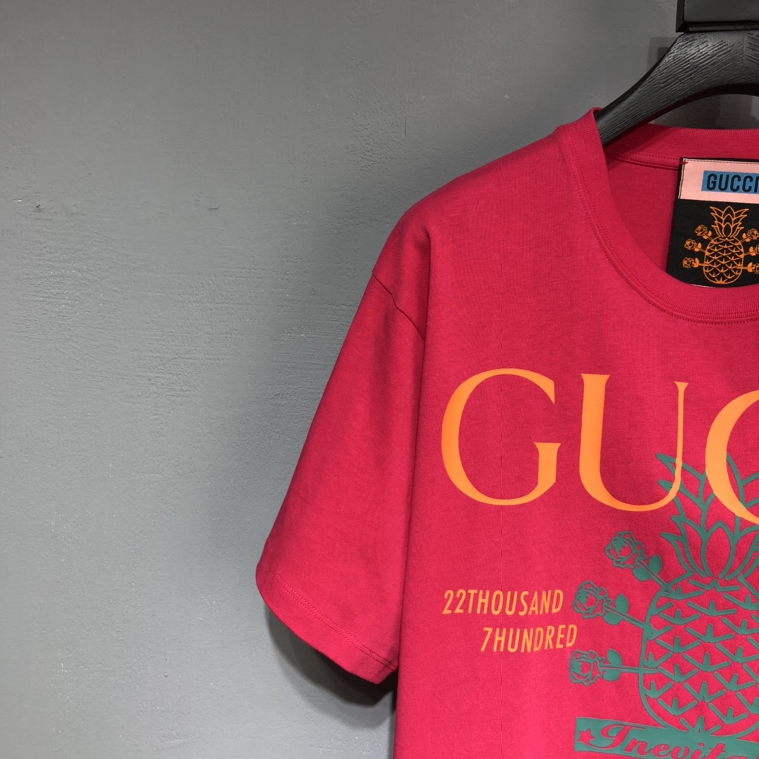 Gucci 2022SS new arrival pineapple T-shirt