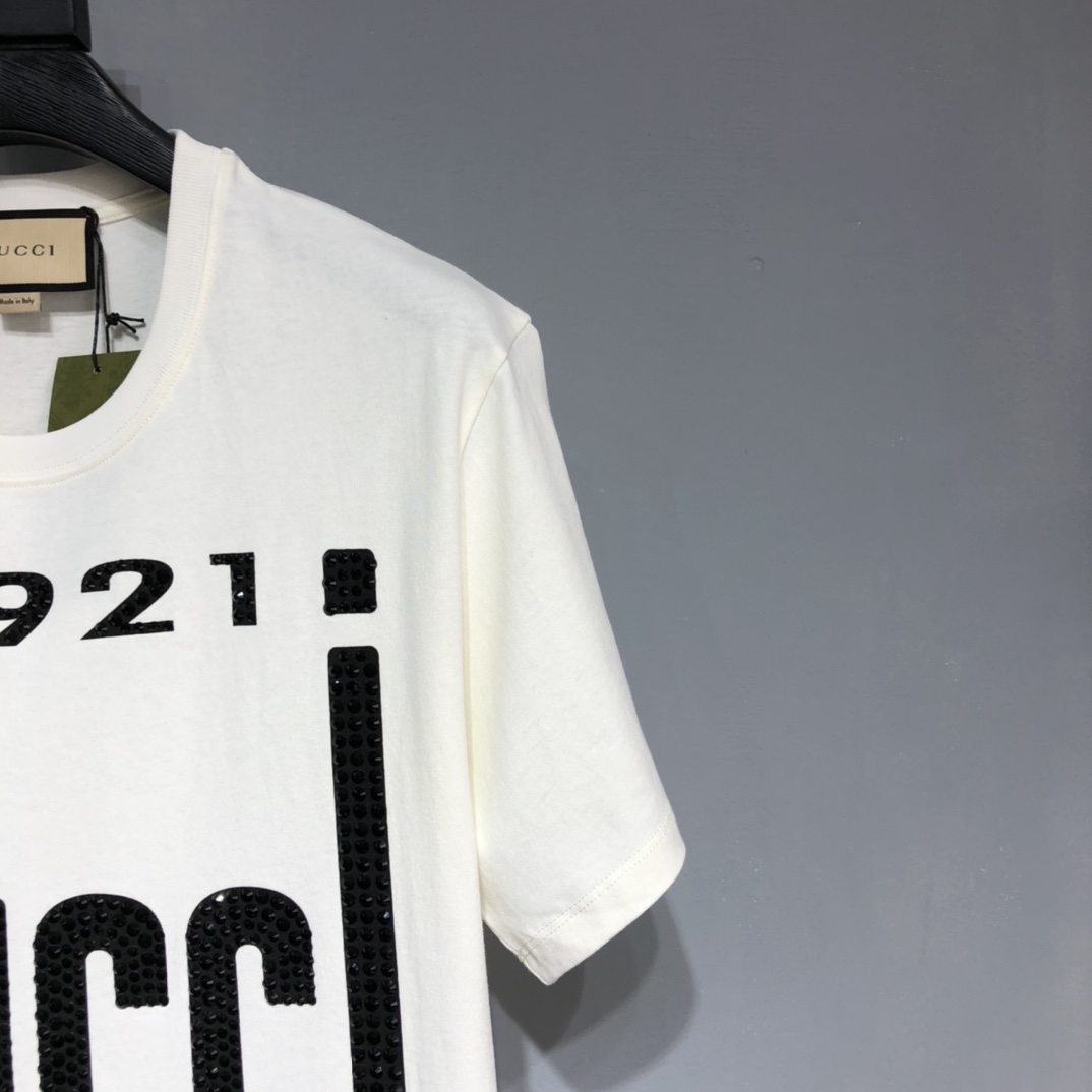 GUCCI 2022SS New Arrival 1921 Printing T-shirt